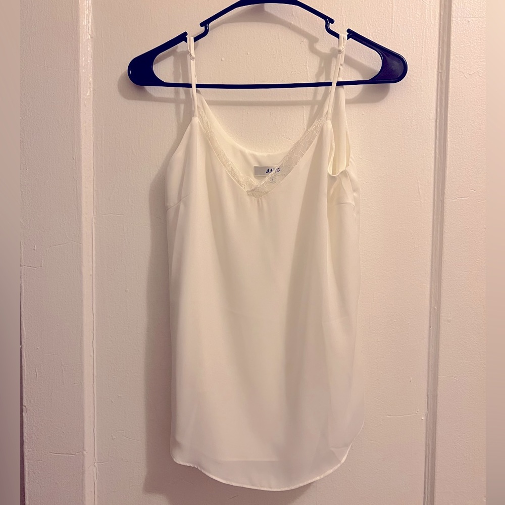J.ING white spaghetti-strap light top